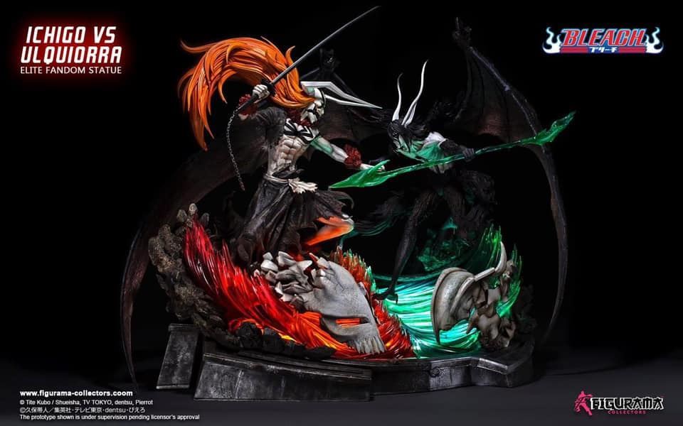 Ulquiorra's second release and Ichigo's Vasto Lorde form.