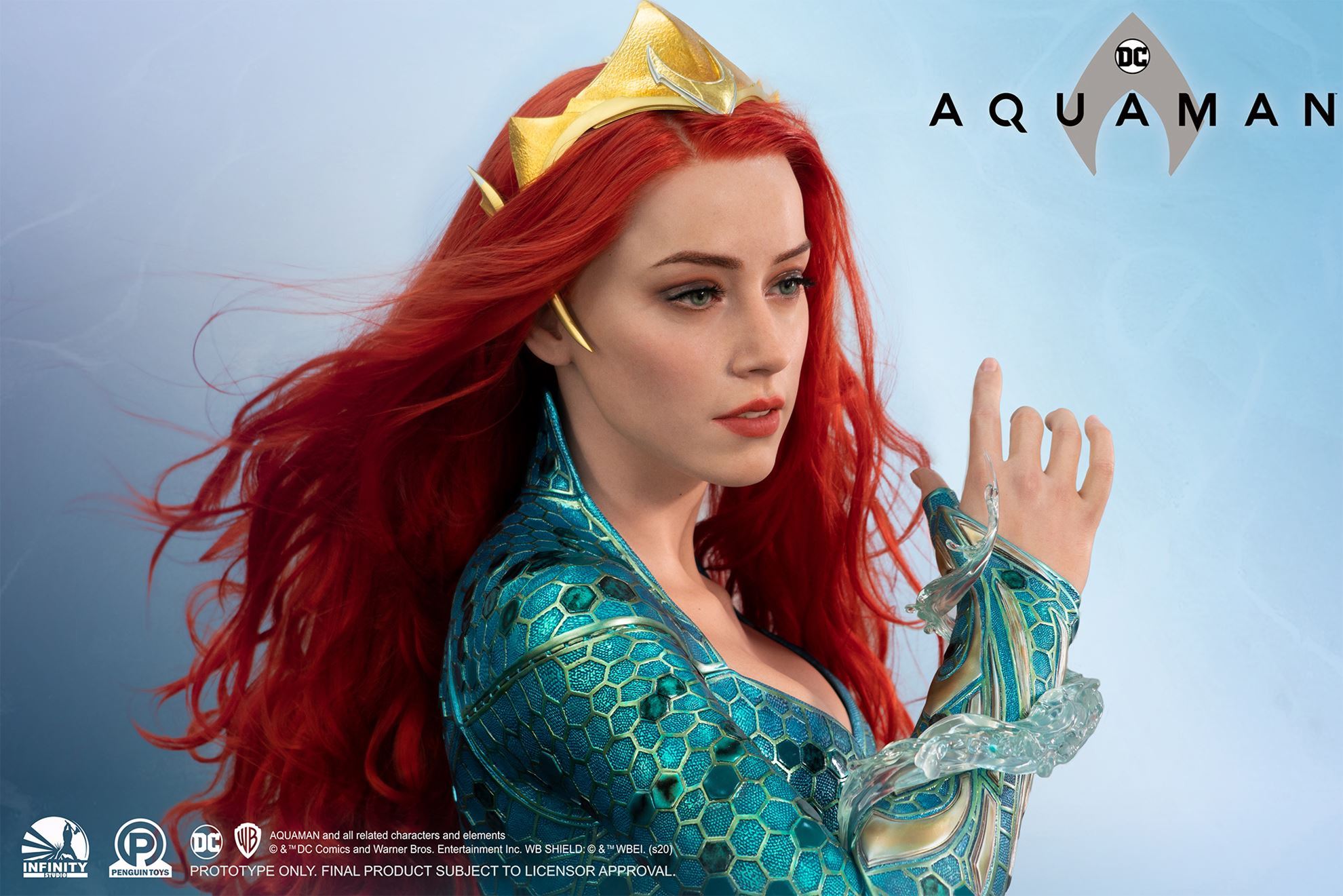 Creation At Works. INFINITY STUDIO X PENGUIN TOYS: MERA LIFE SIZE BUST