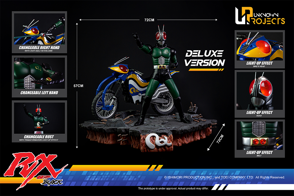 Creation At Works. Masked Rider Black RX [DX Version]