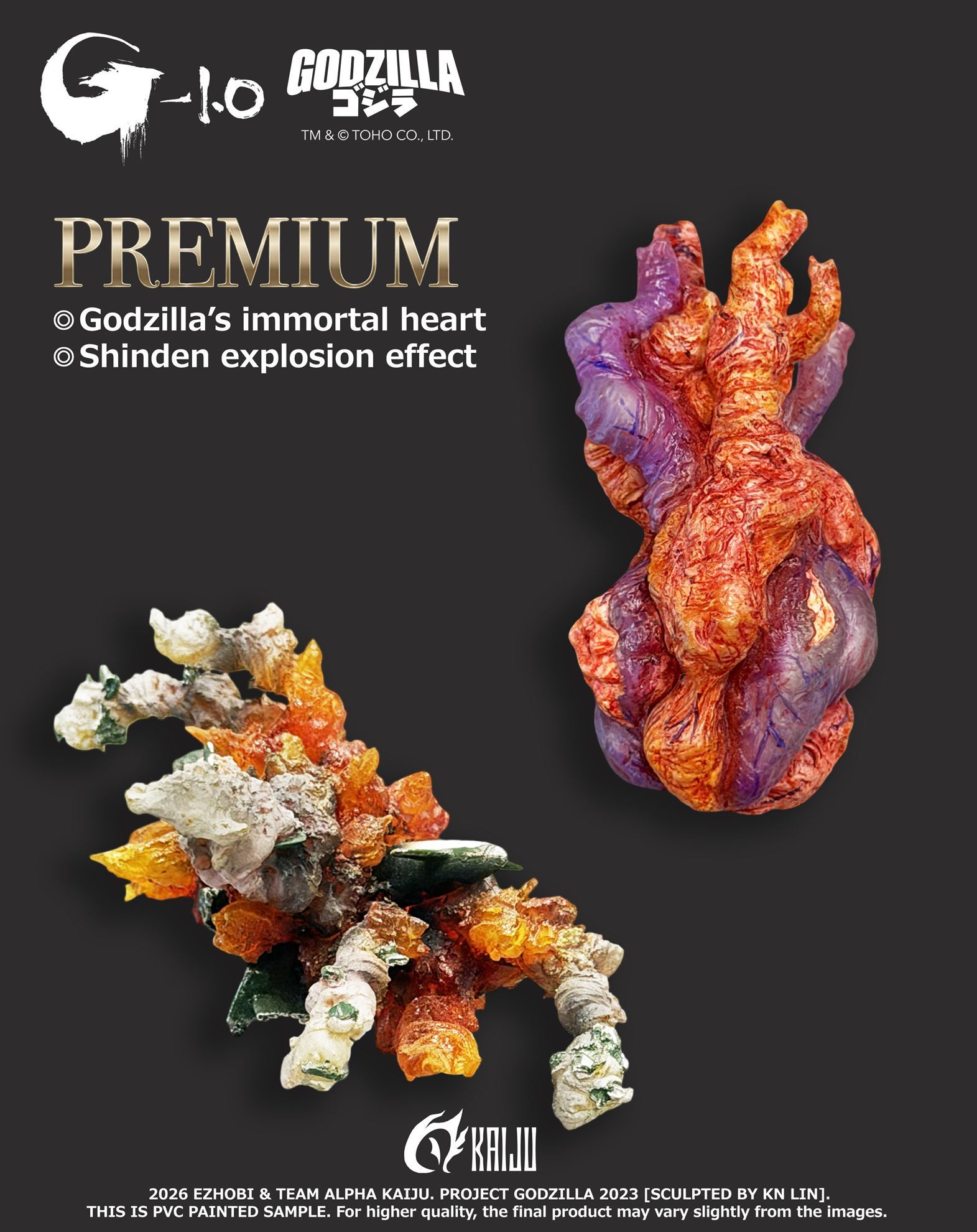 Creation At Works. Alpha Kaiju Series - Godzilla 2023 Final Roaring Edition